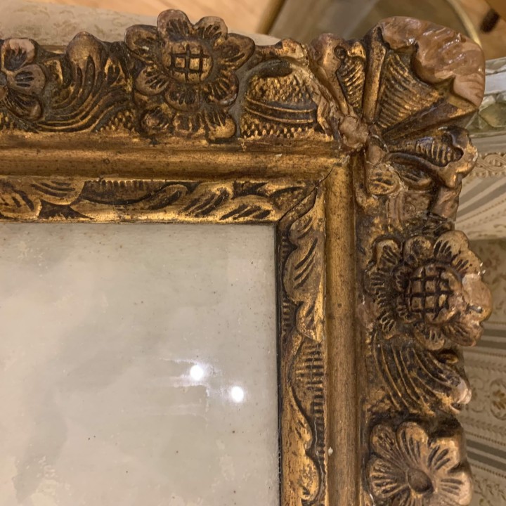 French Watercolour Village Country Scene