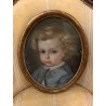 C19th Oval Pastel Portrait