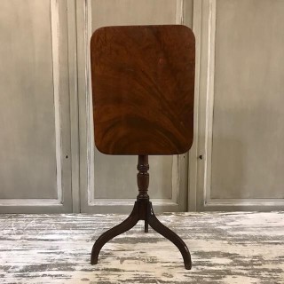 George III Mahogany Tilt Top Table