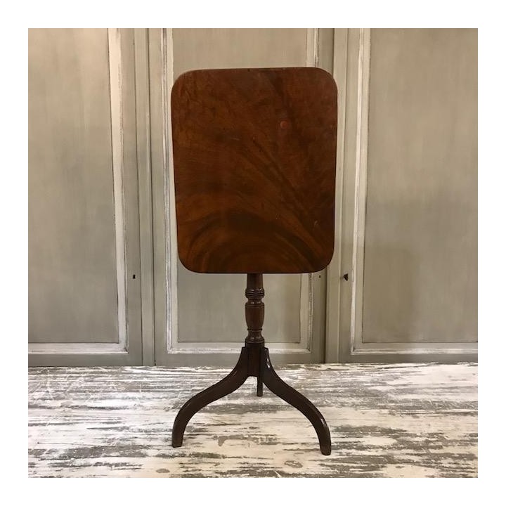 George III Mahogany Tilt Top Table