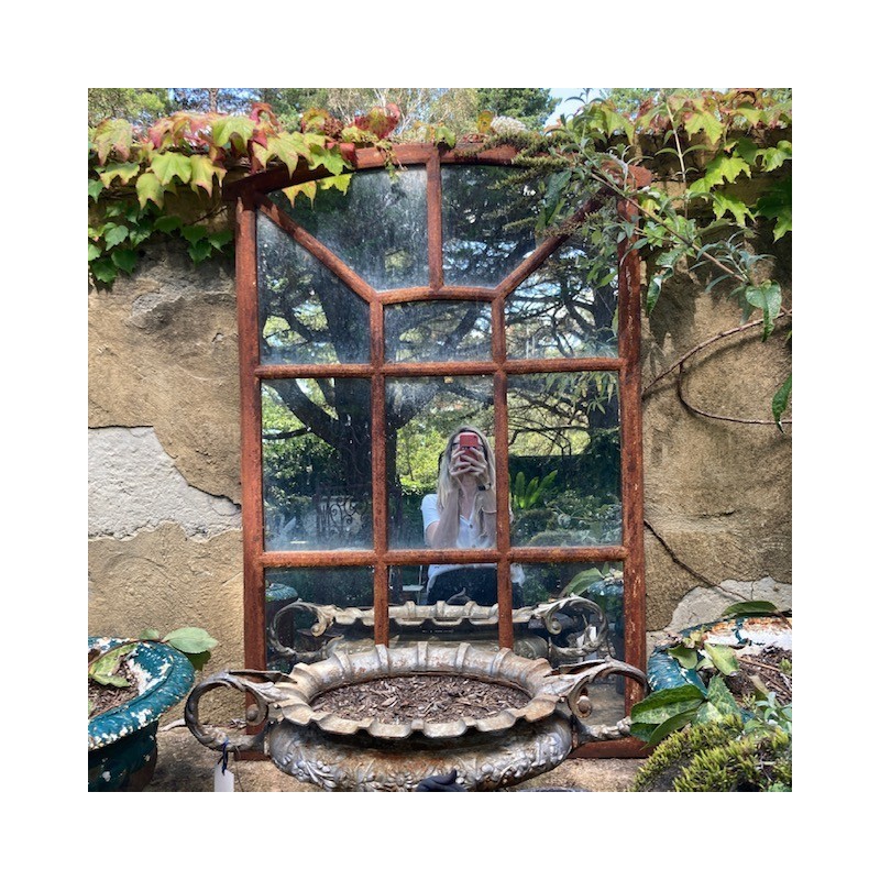 SOLD C19th French dome top Mirror