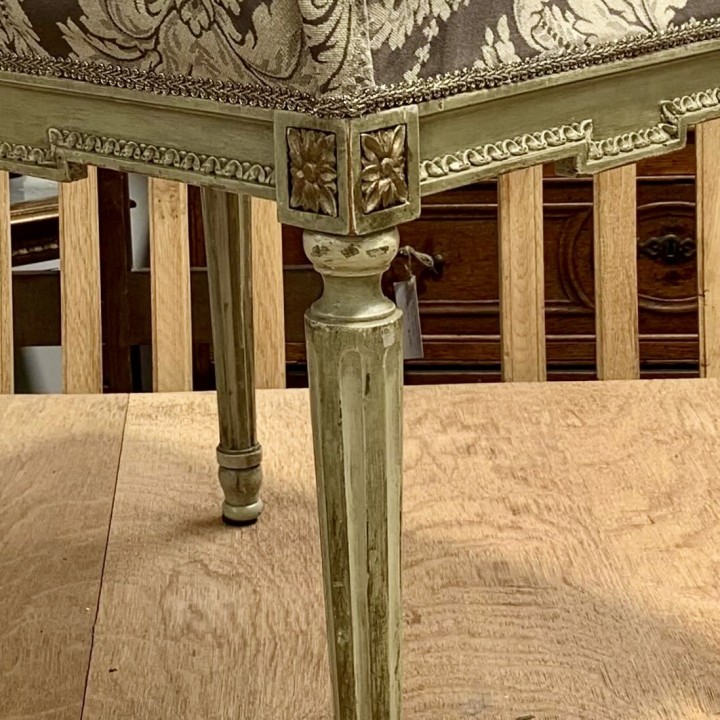 C1900 French Louis XVI Style Stool