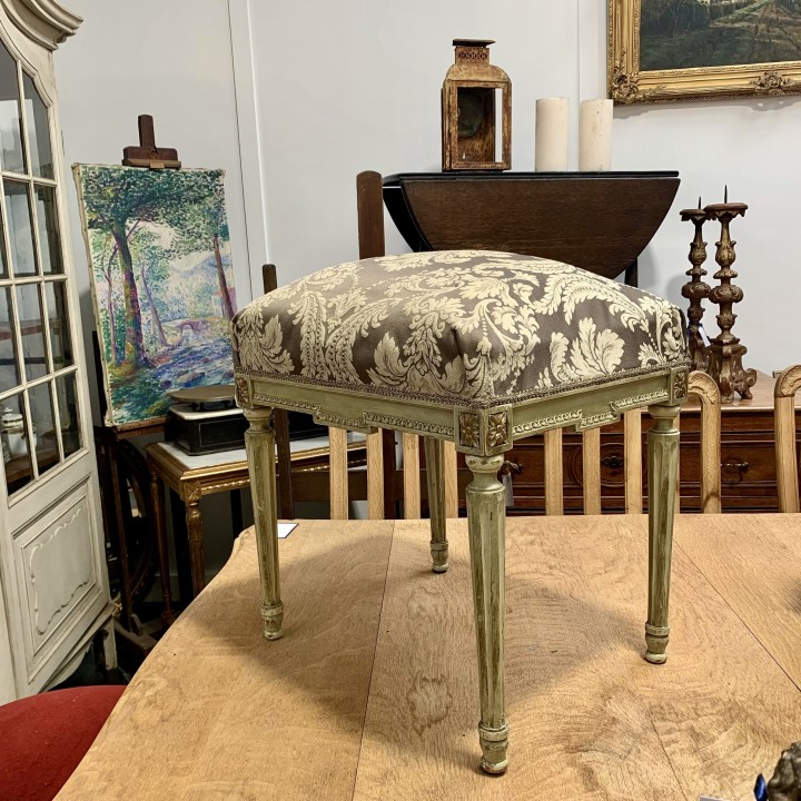 C1900 French Louis XVI Style Stool