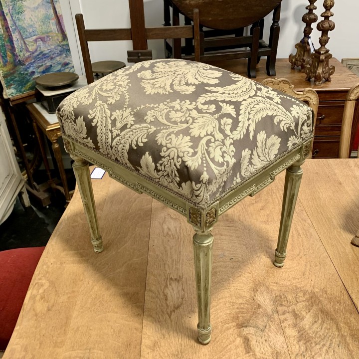 C1900 French Louis XVI Style Stool