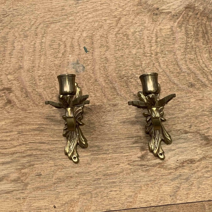 Selection Of Vintage French Wall Sconces Sold in Pairs