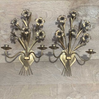 Deco French Pair of Wall Lights