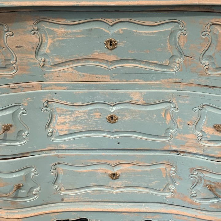 C19th French Blue Commode