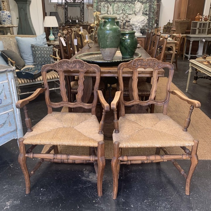 C1900 French Pair of Fauteuils
