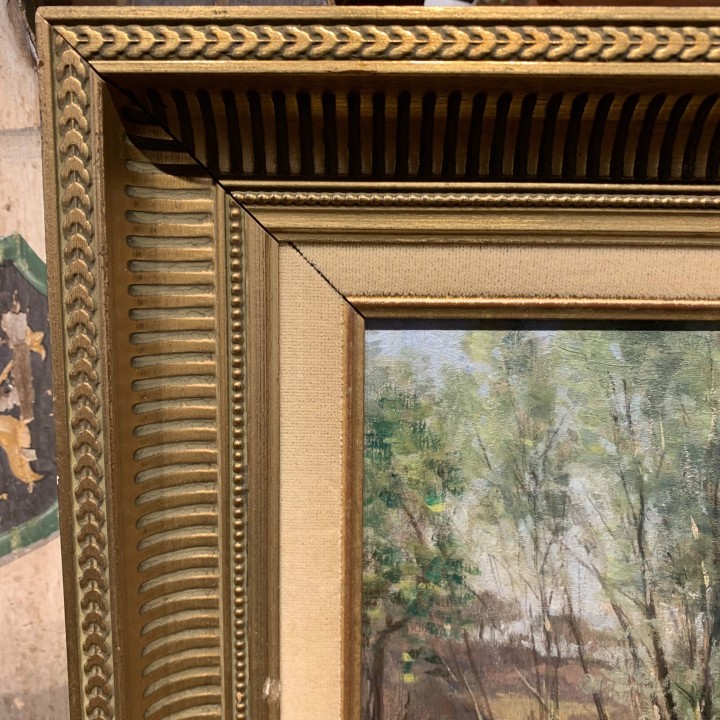 C1960 Oil on Board signed