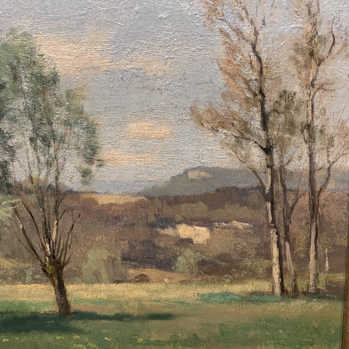 C1960 Oil on Board signed