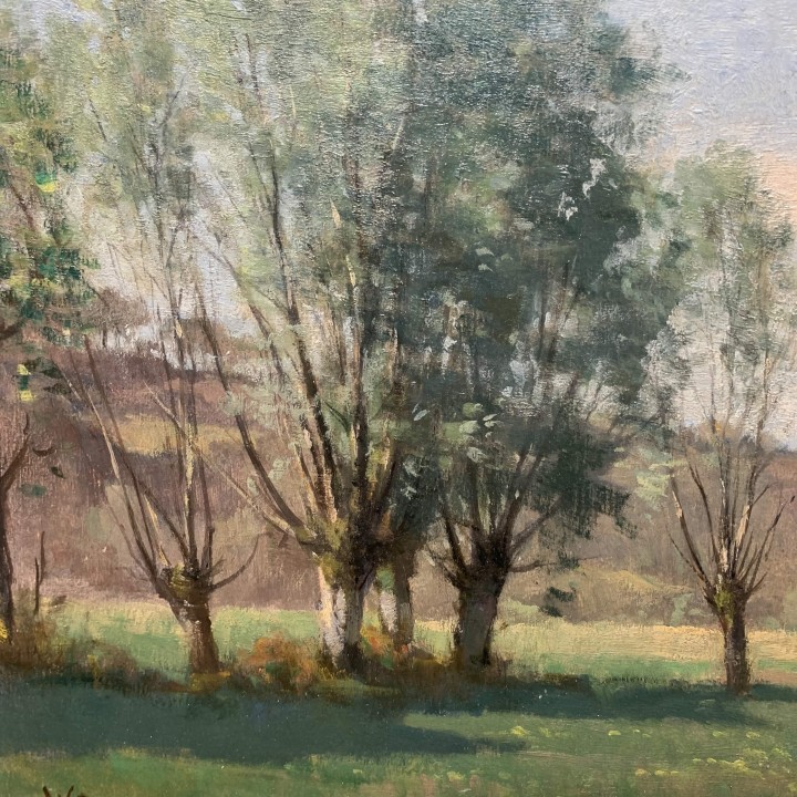 C1960 Oil on Board signed