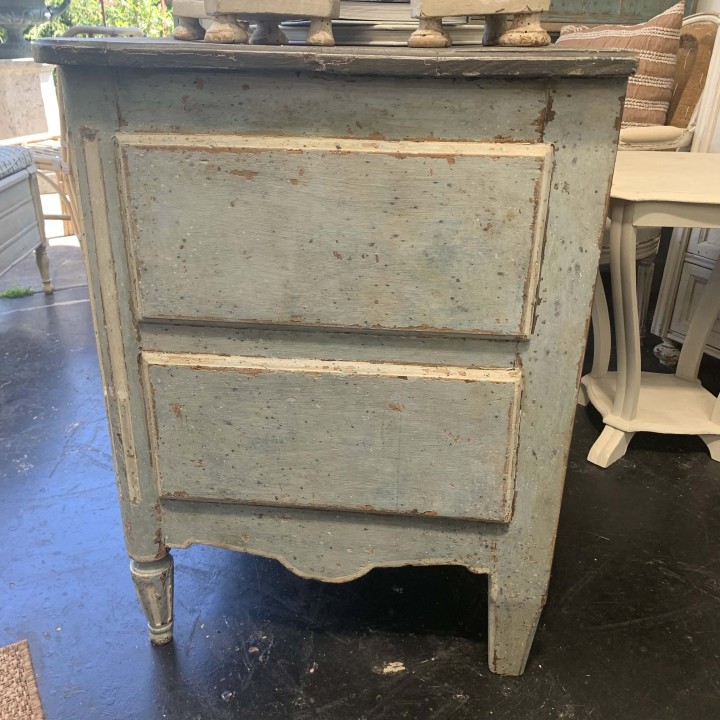C18th French Painted Finish Chest of Drawers