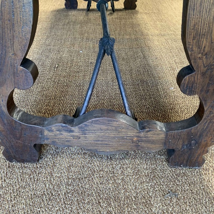 C1940 Spanish Style Oak Dining Table