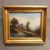 C1900 French Oil on Canvas