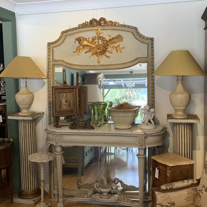 French Pair of Vintage Lamps