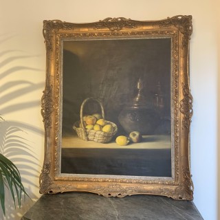 C1915 European Oil On Canvas P Gille