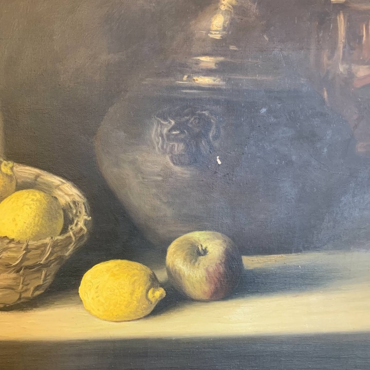 C1915 European Oil On Canvas P Gille