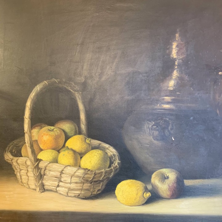 C1915 European Oil On Canvas P Gille