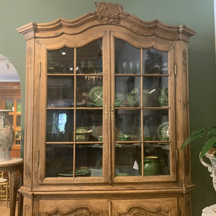 C19th Buffet a Deux Corps Wash Oak