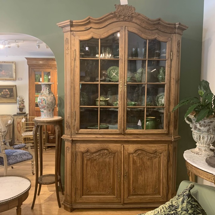 C19th Buffet a Deux Corps Wash Oak