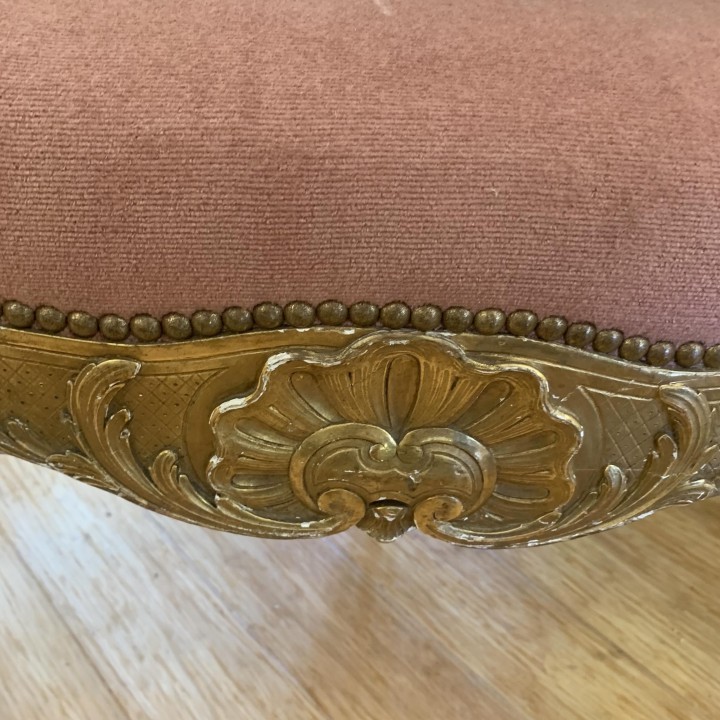 C1900 Loui XV Style Banquette