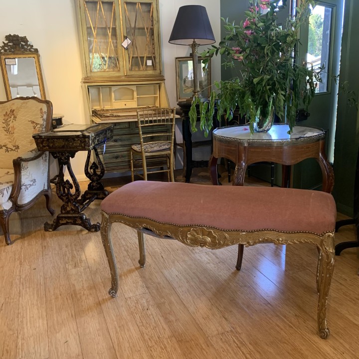 C1900 Loui XV Style Banquette