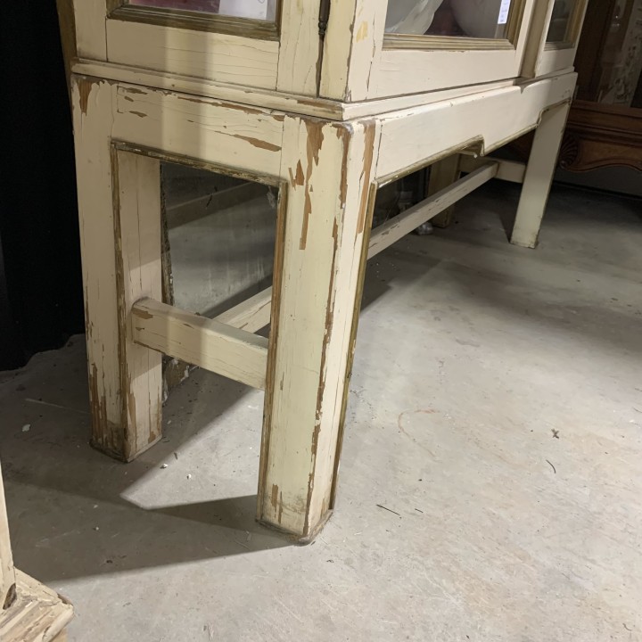 Chinoiserie style French Vintage Display Cabinet