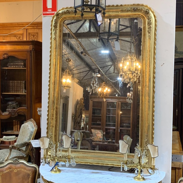C19th French Louis Philippe Mirror