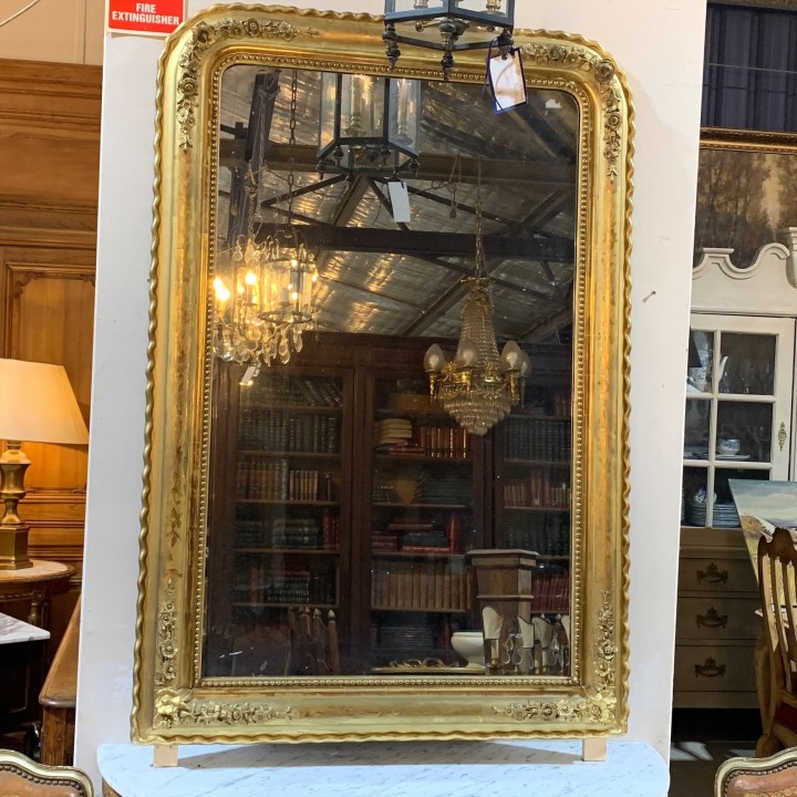 C19th French Louis Philippe Mirror