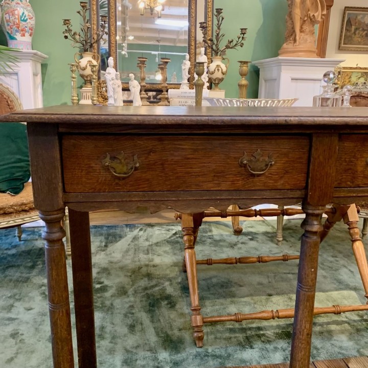 Georgian C19th English Oak Country Petite Console