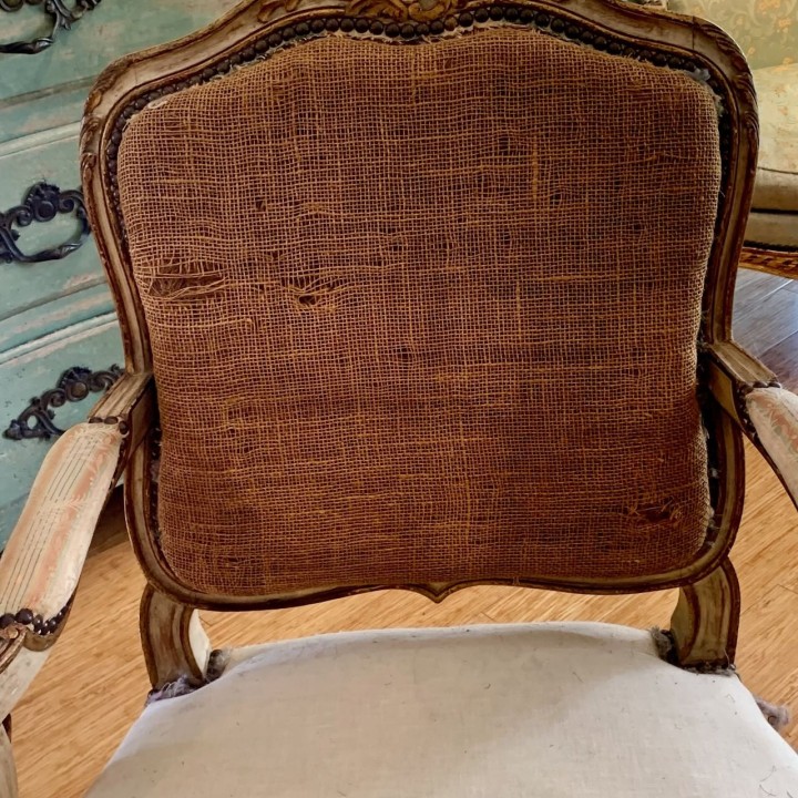 French Louis XV Style Fauteuil