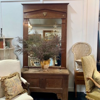 C1900 French Empire Style Mantel Mirror