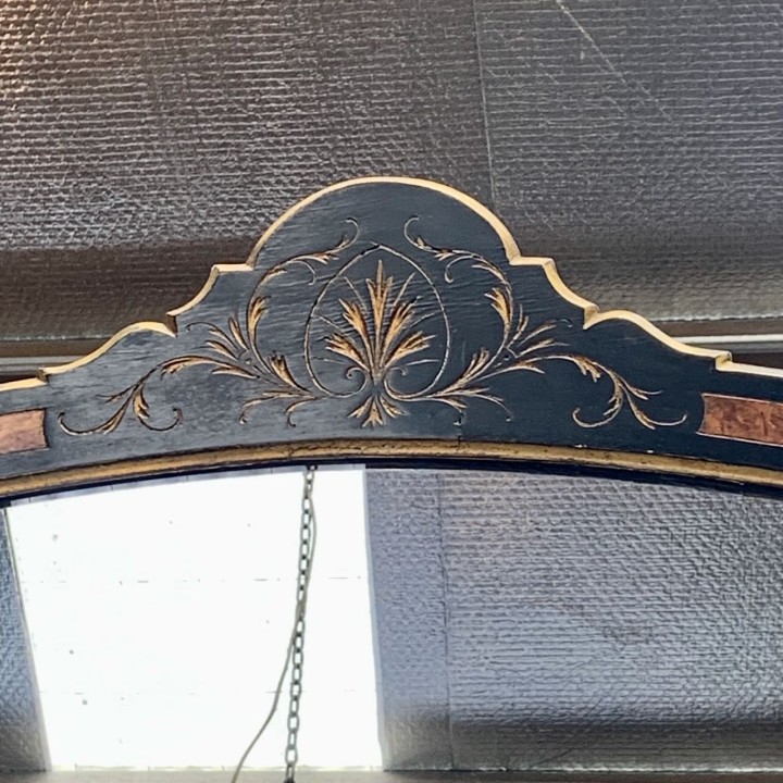 Antique Late Victorian Overmantel Mirror C1870-1900