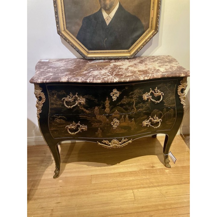 C19th French Chinoiserie Commode
