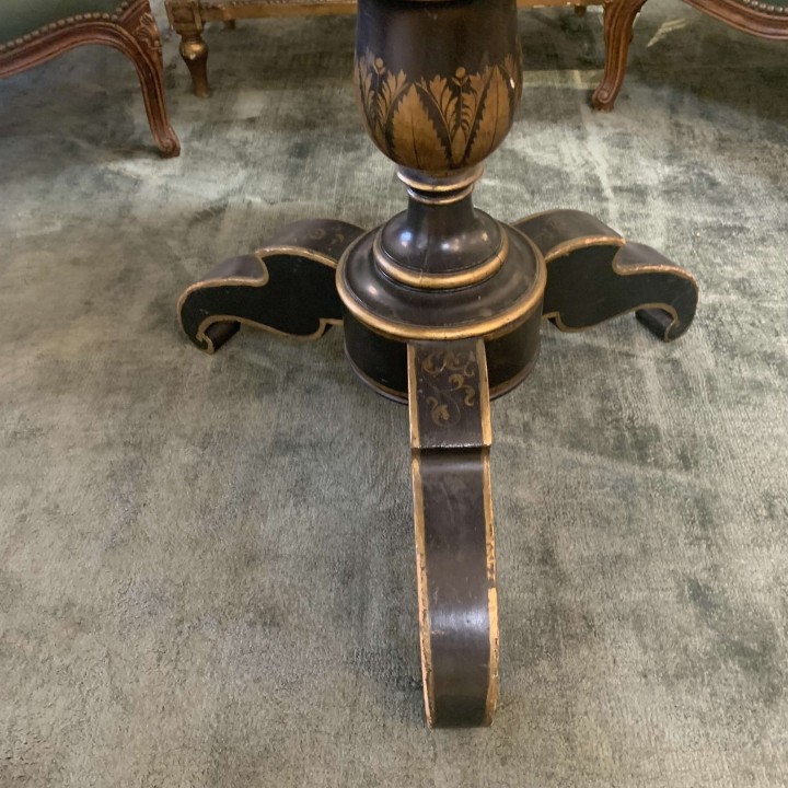 C19th French Lacquer  Centre Occasional Table
