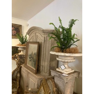 C19th Pair French Cast Iron Urns