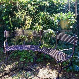 French Curved Arras Style Corbeille Seat