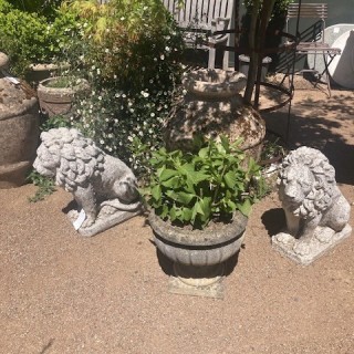 French Vintage Pair of Lions
