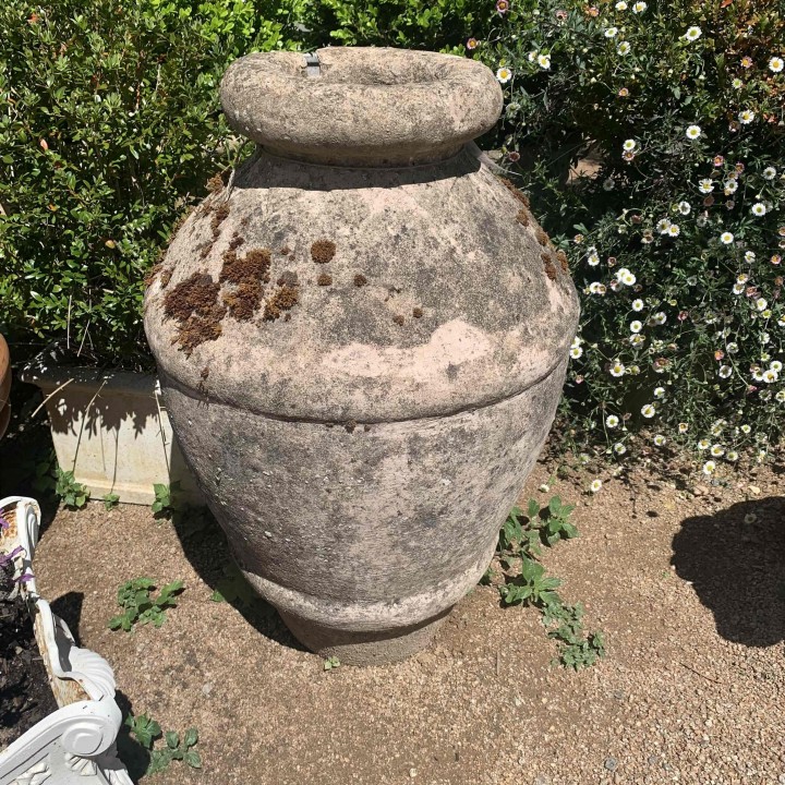 Vintage Set of Four Large Pots