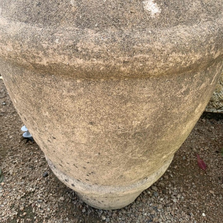 Vintage Set of Four Large Pots
