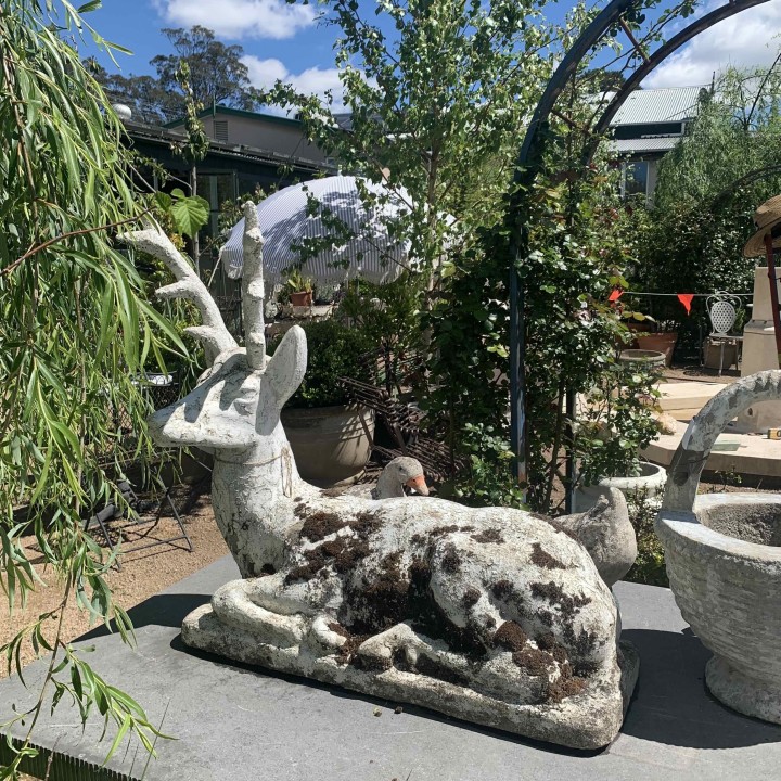 Vintage Pair of Large Deers