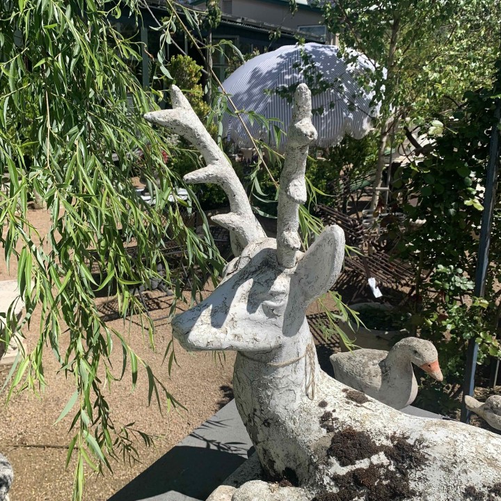 Vintage Pair of Large Deers