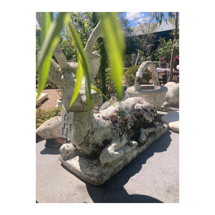 Vintage Pair of Large Deers