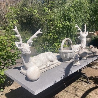 Vintage Pair of Large Deers