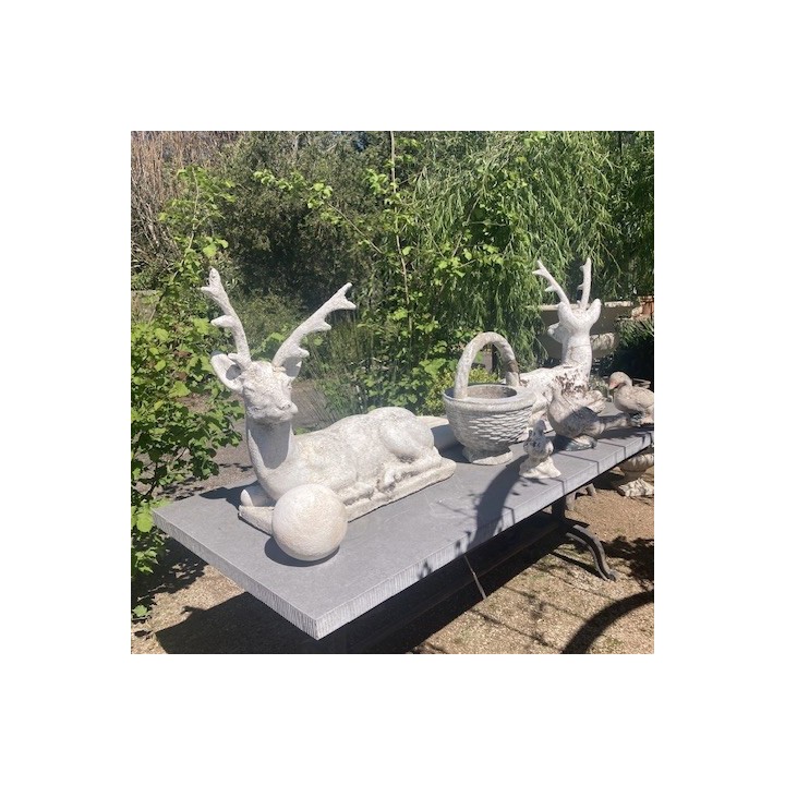 Vintage Pair of Large Deers