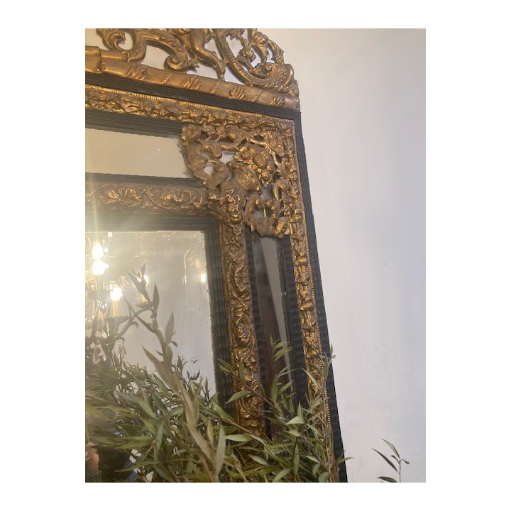 C19th French Fine Quality Parclose Mirror