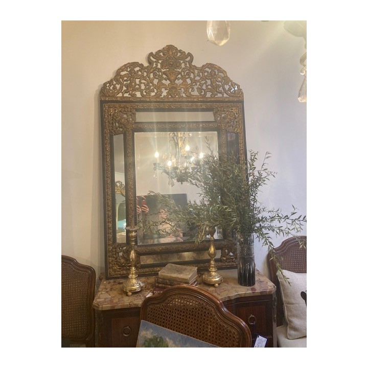 C19th French Fine Quality Parclose Mirror