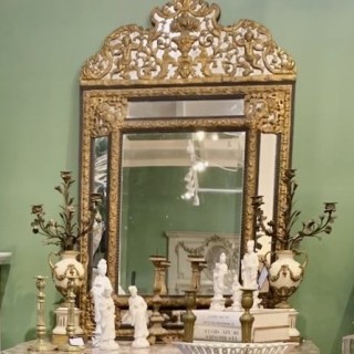 C19th French Fine Quality Parclose Mirror