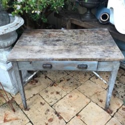 C1900 French Industrial Table